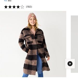 Juniors SO Longline Plaid Shackleton